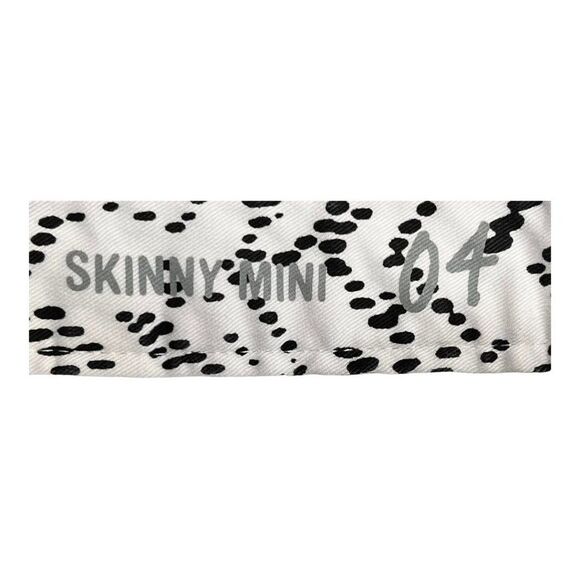 Khakis by Gap Capri Skinny Mimi White Black Aztec Design Pull On Chino Pant Sz 4 - Picture 11 of 12